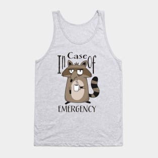 A Cup Of Coffee In Case Of Emergency Tank Top